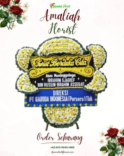 Papan Bunga Duka di Pedalangan