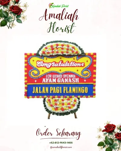 Bunga Papan Congratulation di Pedalangan